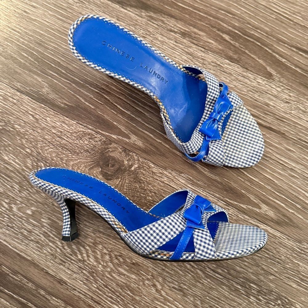 Chinese Laundry Kamila Gingham Heel
